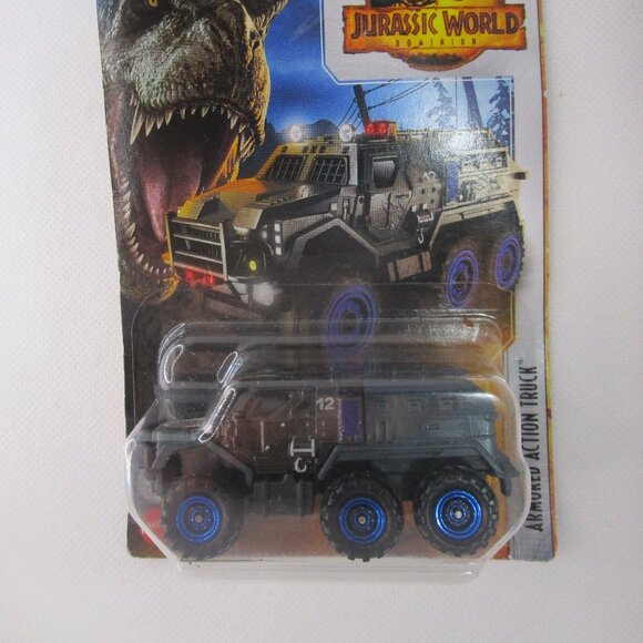 Matchbox Jurassic World Dominion Armored Action Truck NEW - Picture 1 of 6